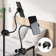 Image of Sturdy For Tablet and Smartphone Holder for Microphone Stand Easy Adjustment