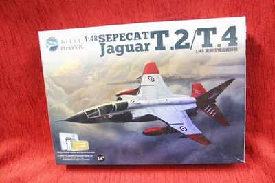 1:48 Modellbausatz Kitty Hawk 80105 Sepecat Jaguar T.2/T.4 OVP
