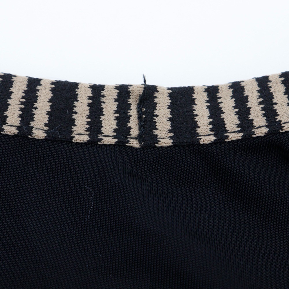 FENDI Logo Pie Pink Short Sleeve T Shirt Rayon Black Women s M200425014 Used thumbnail 5