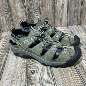 KEEN Arroyo II Hiking Sandals Mens Size 9 Waterproof Leather Gray Drawstring KEEN Arroyo II Hiking Sandals Mens Size 9 Waterproof Leather  main image 3