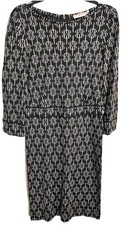 Tory Burch Woman’s Silk Cocktail Dress Sz M Staple Old Money Luxury T Logo Party
