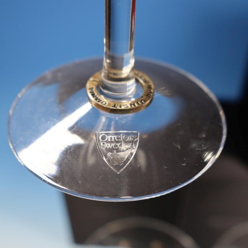 Orrefors Kristall, Efva Attling, Love Conquers All - 4 Martini Gläser - Neuwertig Box - Bild 3 von 8