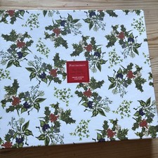 Portmeirion Die Stechpalme & der Efeu Quadratische Kuchenplatte mit Griff BRANDNEU 