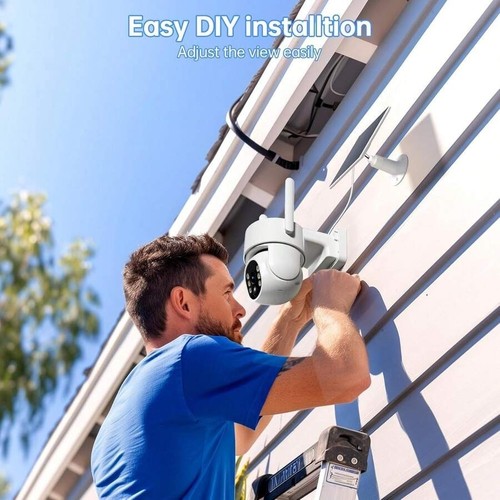 4G LTE Solar Security Camera, No WiFi Outdoor 2K Camera with Night Vision - Picture 32 of 34