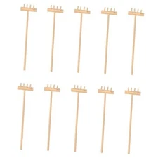  Mini Zen Garden Tool Rake Set, 10pc Sand Rake Tool, Meditation Feng Shui 