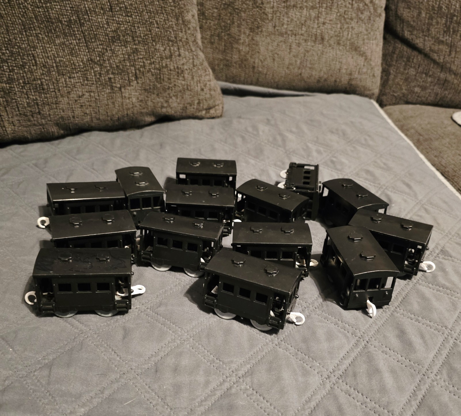 Trackmaster Thomas & Friends Train Black Brakevan Caboose Car Lot of 14 ...