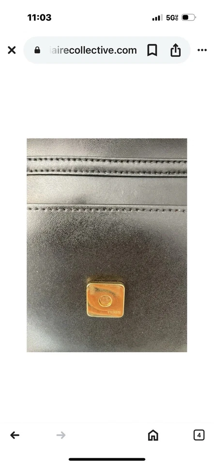 Auténtico bolso de cuero marrón, negro y rojo con logotipo de FENDI para mujer " Foto 4 de 4