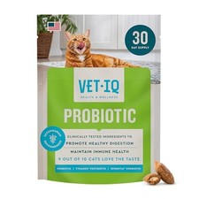 VetIQ Cat Probiotics Supplement - Digestive Gut Health