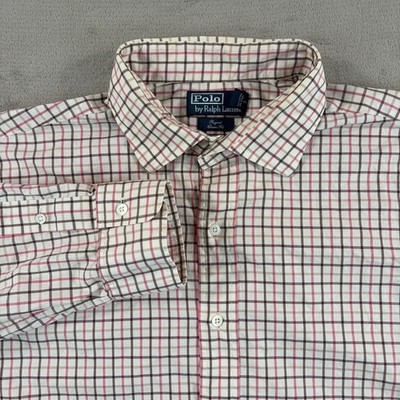 Vintage Polo Ralph Lauren Oxford Regent Classic Fit Shirt Men 2XL Multi Plaid