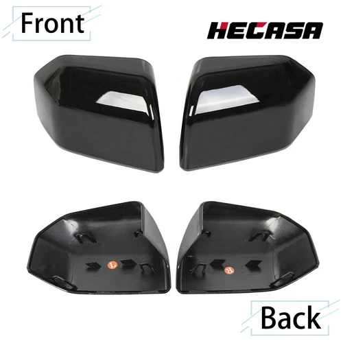 Gloss Black Top Half Mirror Covers For 2015 2016 2017 2018 2019 2020 Ford F150