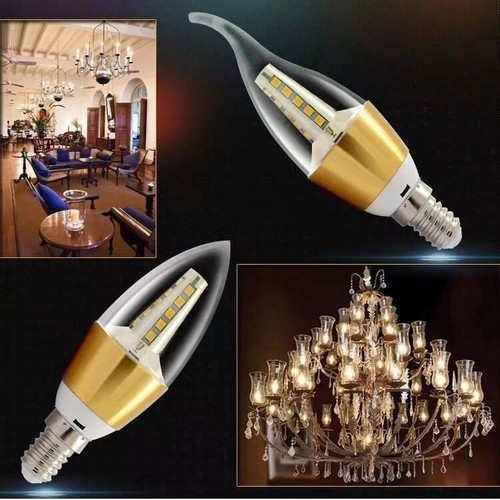 1X 10X 220V E27 E14 Led Candle Light Bulbs 12w Chandelier Bulbs 220v Smd E14 - Picture 11 of 16