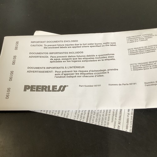 Peerless Shower Valve Trim Kit Single Handle Brushed Nickel PTT188763-BN M11 - Picture 5 of 6