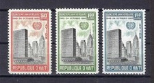 Haiti 1960 Sc# C168-69 Airmail Sc# 469 set UN Building MNH