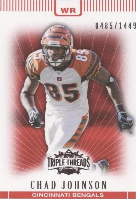 2007 Topps Triple Threads Chad Johnson #54 - 1 of 2