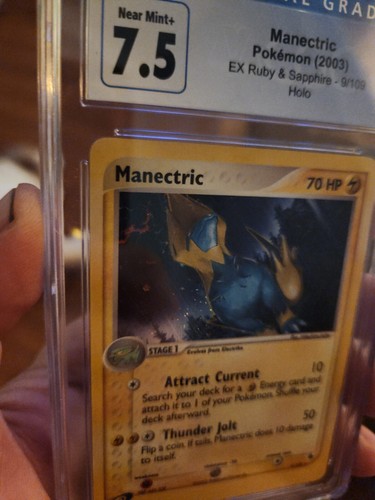Manectric graded CGC 7.5 for sale on eBay