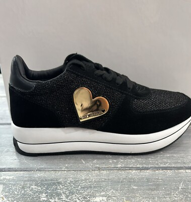Love Moschino Shoe Black Women Size 37 (Insole 27.5 cm) MOS83
