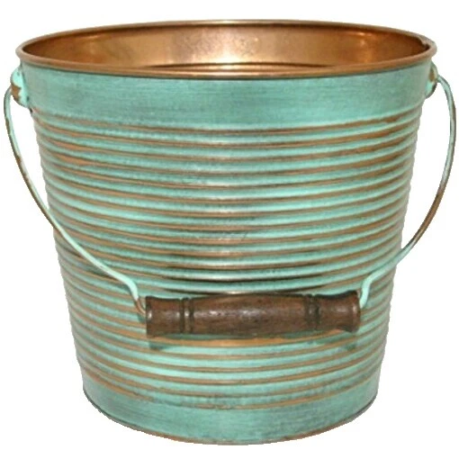 Brown Metal Plant Baskets, Pots, Window Bowls