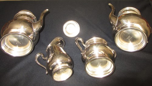 VTG 'JAMESTOWN' REED & BARTON 4 PC TEA SERVICE #1800 -03 - Picture 6 of 6