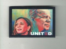 2020 Campaign INAUGURATION pin BIDEN pinback KAMALA Harris United PSYCHEDELIC