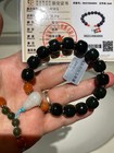 NEW38gCERTIFIED*RARE*GORGEOUS HETIAN GREEN/WHITEJADE稀有天然和田玉碧玉白玉CARNELIANBRACELET — photo 2