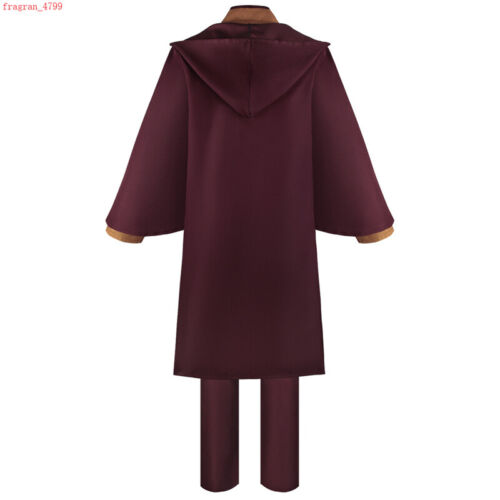 Star Wars Obi-Wan Kenobi Jedi Knight Uniforms Cosplay Costume Cloak Pants Suit - Picture 3 of 9