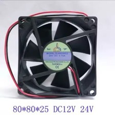 SANJUN SJ8025HD2 DC24V 0.19A 8CM 2-Wire Axial Cooling Fan