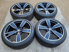 PORSCHE CAYENNE 9Y0 OEM GENUINE SPORT CLASSIC 22" WHEELS/TIRES/TPMS & CAPS SET