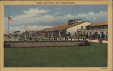 Las Vegas Nevada NV Hotel Last Frontier c1930s-40s Linen Postcard