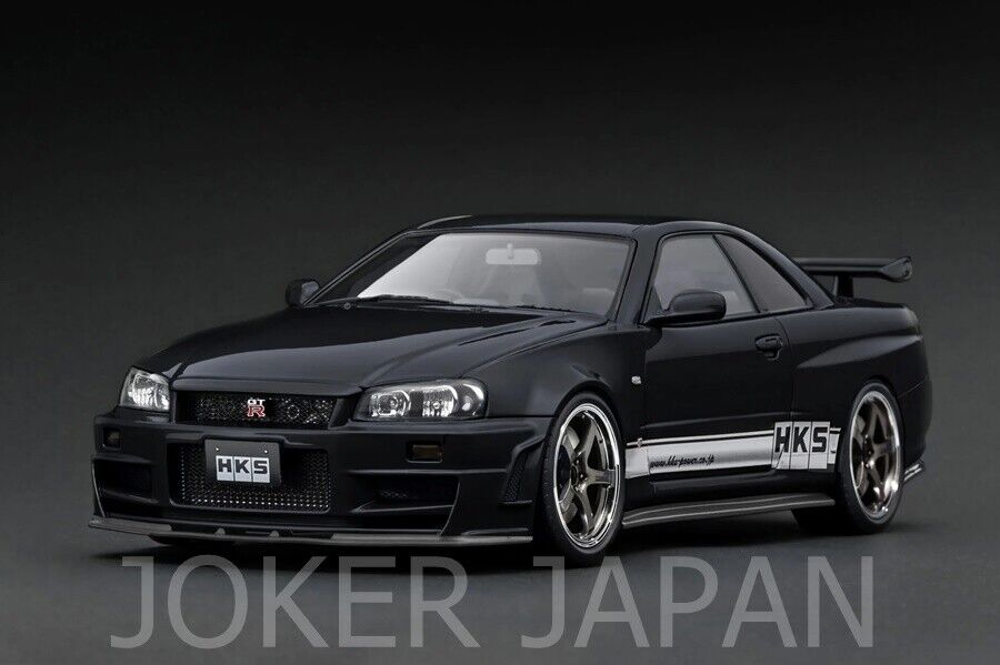 Ignition Model IG3228 1/18 Nissan skyline GT-R (BNR34) Black Ignition Model IG3228 1/18 Nissan skyline GT-R (BNR34) Black