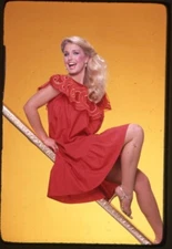 Heather Thomas Leggy Sundress Glamour Photo Shoot Original 35mm Transparency 