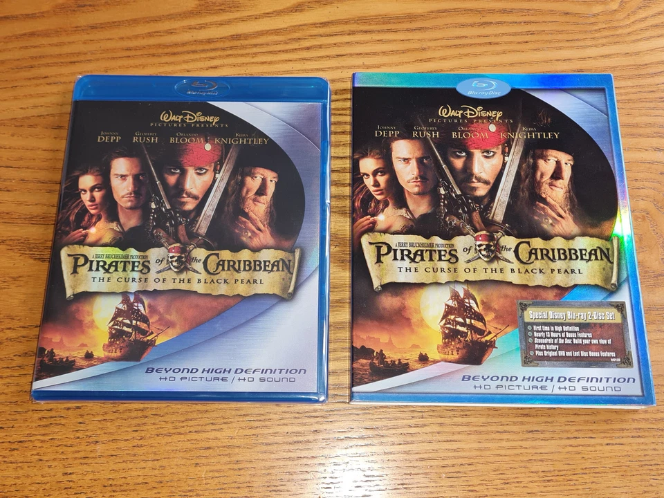 PIRATES OF THE CARIBBEAN 1&2 Blu-ray US region a free abc (rare OOP slipcover) - Image 2 of 4