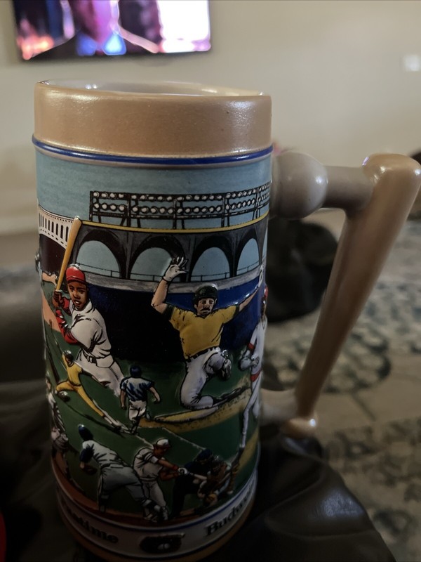 Vtg 1990 Budweiser Baseball America's Favorite Pastime Sports Series Beer Stein