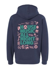 House Music Hoodie - Classic Chicago 90's New York Record Label Tribute tee