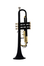 NEW YEAR SALE NEW ELEGANT DELUXE BLACK BRASS COLOUR STUDENT Bb PITCH TRUMPET MP