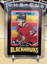 2024-25 OPC O-PEE-CHEE RETRO BLACK BORDER # /100 Nikita Zaitsev