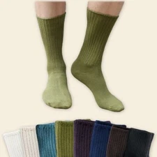 Maggie's Organics Socks Classic Crew NEW 92-98% Organic Cotton