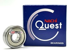EZO/NACHI 608 ZZ DEEP GROOVE BALL BEARING, METAL SHIELDED 8x22x7 mm