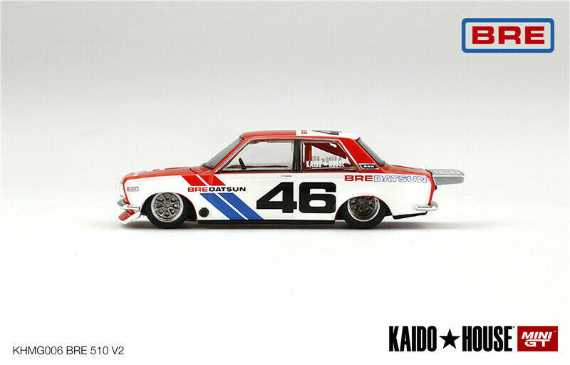 Kaido House x MINI GT 1:64 Datsun 510 Pro Street BRE510 V2
