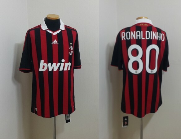 AC Milan Shirt Jersey Ronaldinho Barcelona PSG Brazil ...