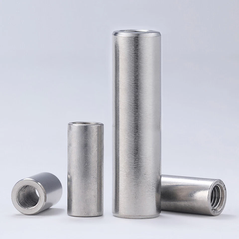 Long Round Coupling Nut M3 M4 M5 M6-M14 304 A2 Stainless Steel Cylindrical Nuts - Image 4 of 4