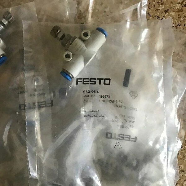 1pcs New Festo GRO-QS-6 193973 Control Valve Free shipping - Image 2 of 3