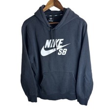 Nike SB Skateboarding Men  s Black Hoodie Sweatshirt Size Large