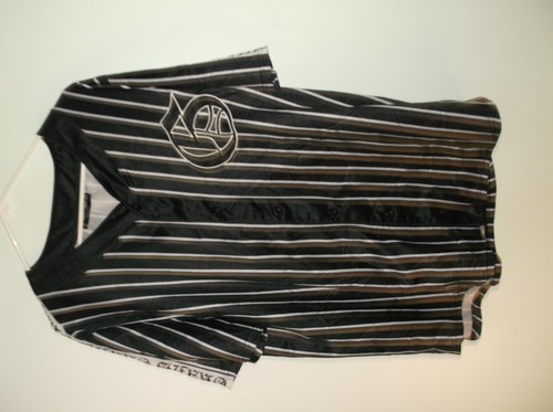 Rebel Minds Goat Baseball Jersey T shirt Men 2XL Black White Logo Short Sleeve - Picture 2 of 6