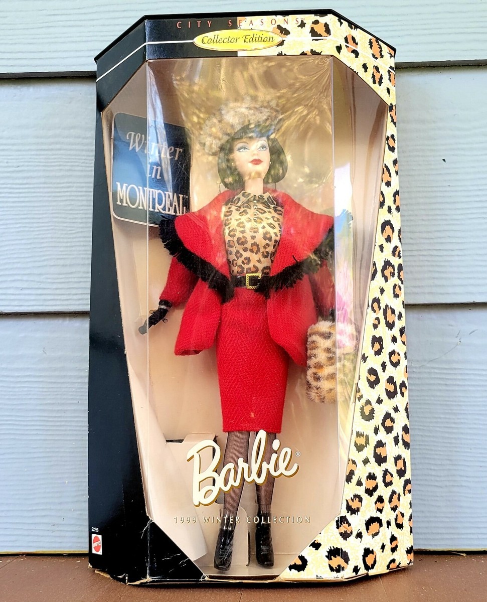 人形 Winter in Montreal Barbie Winter in Montreal 1999 Barbie Doll for sale online | eBay