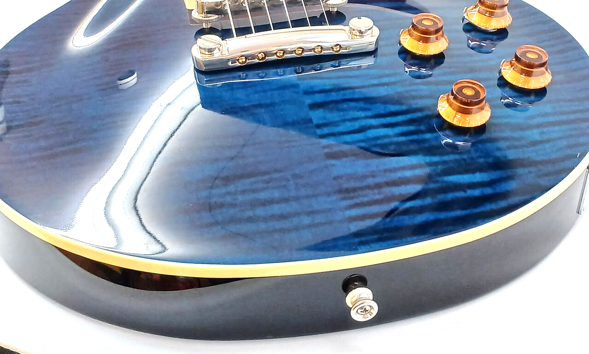 TOKAI Les Paul Standard Guitar LS-136F See Thru Blue Made in Japan