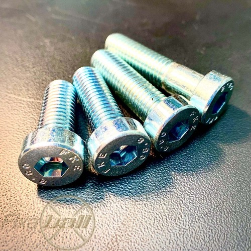 M6 Socket Screw Low Cap BZP Zinc High Tensile 8.8 DIN7984 - Picture 3 of 13