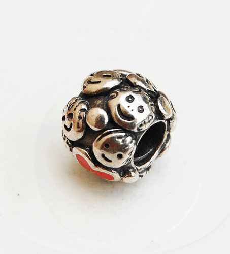Genuine Pandora Indsamling Family Ties Charm - 790487EN09 - retired - Picture 5 of 5