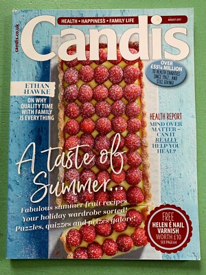 CANDIS magazine August-2017 SUMMER RECIPES Ethan Hawke Katie Piper interviews UK