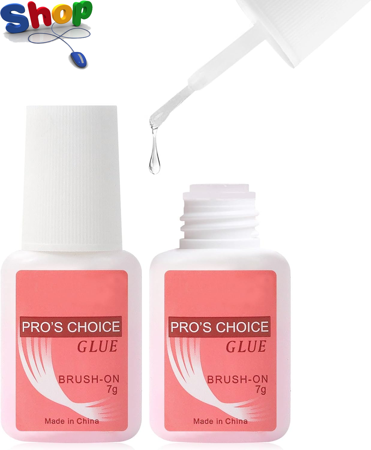 2 Pcs Nail Glue, 7ML Nail Glue Extra Strong, Strong Nail Glue, False Nail Glue,