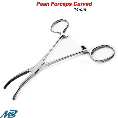 Surgical Pean Forceps Curved Rochester Artery Hemostatic Veterinary Instruments - Picture 5 of 5